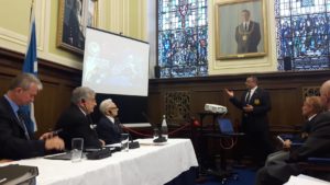 Mr Chris Galea During the Presentation held in Dundee, Scotland